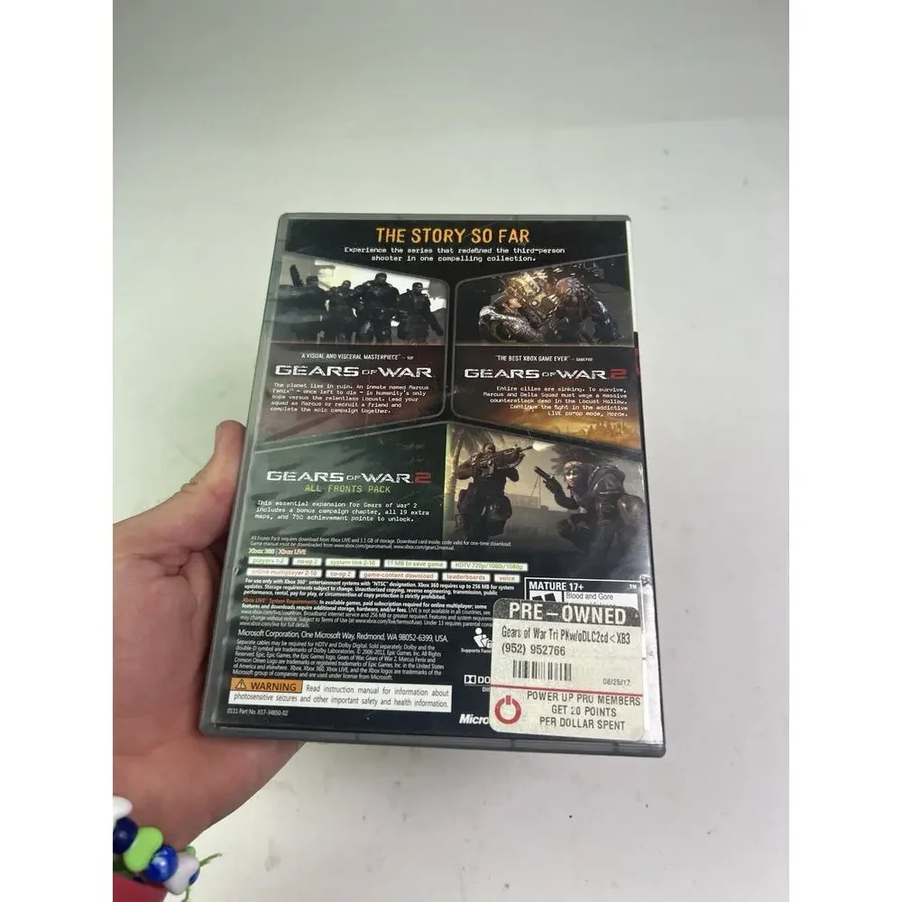 Gears of War Triple Pack (Microsoft Xbox 360, 2011)